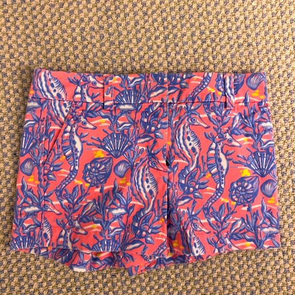 Vineyard Vines Pants - Girls Vineyard Vines pink and blue nautical shorts
